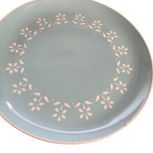 Harkerware Oven Dishwasher Proof Blue Floral 10.5" Round 3 Plates Dinnerware - Picture 7 of 16